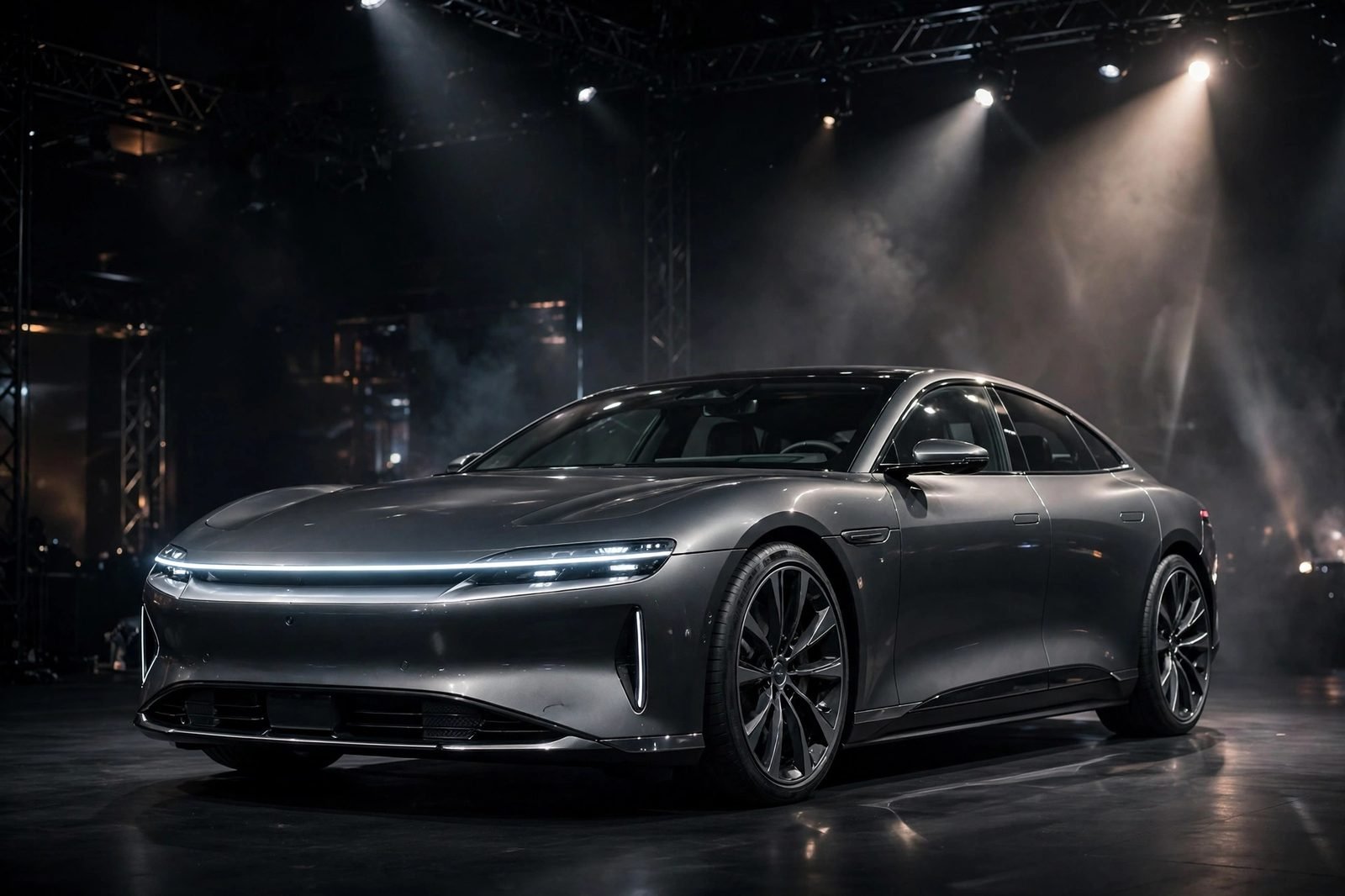 BYD Da Han EV flagship electric sedan — 1,008 km range, 764-hp AWD version, launched October 2026.