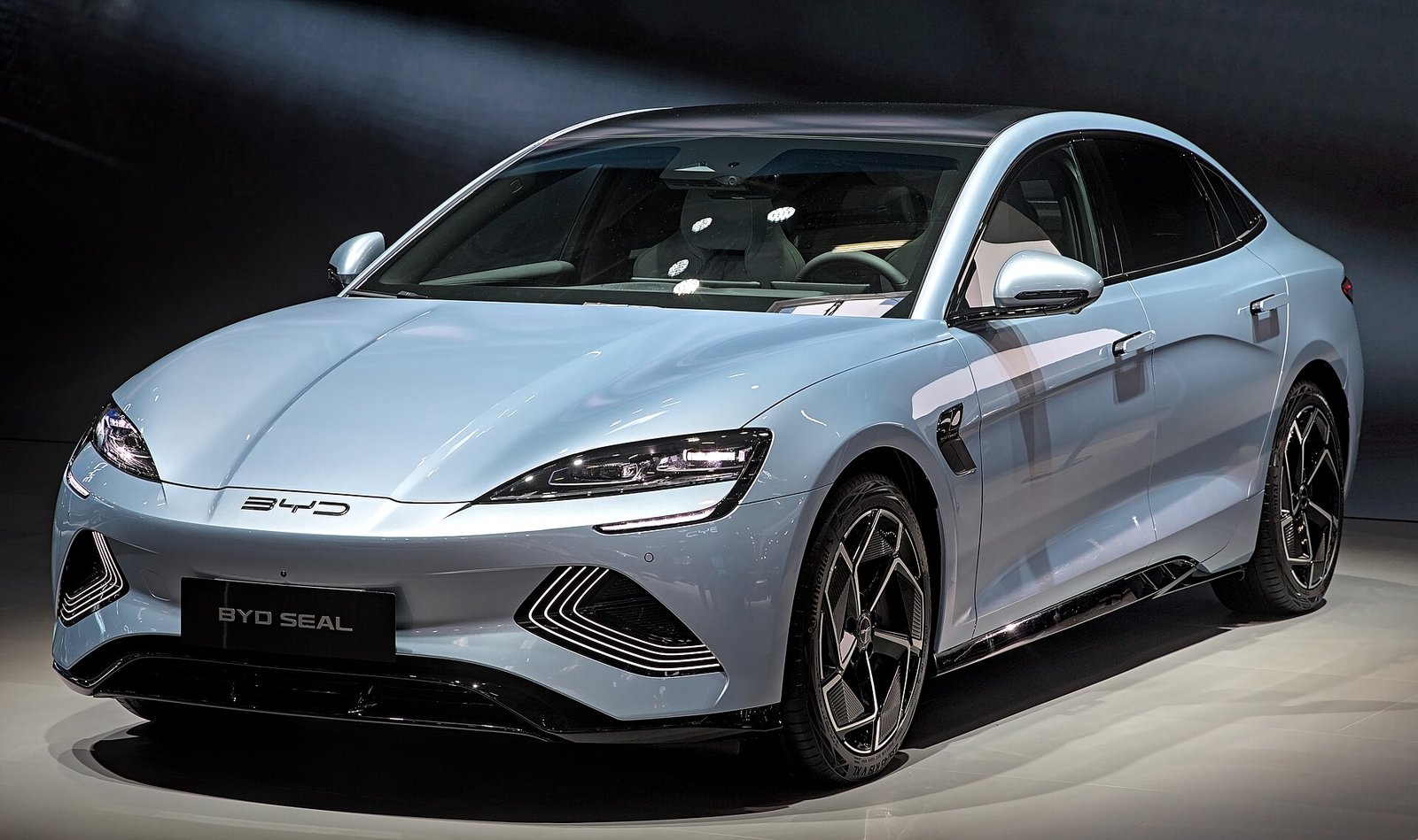 BYD Seal electric sedan on display at IAA Mobility in Munich
