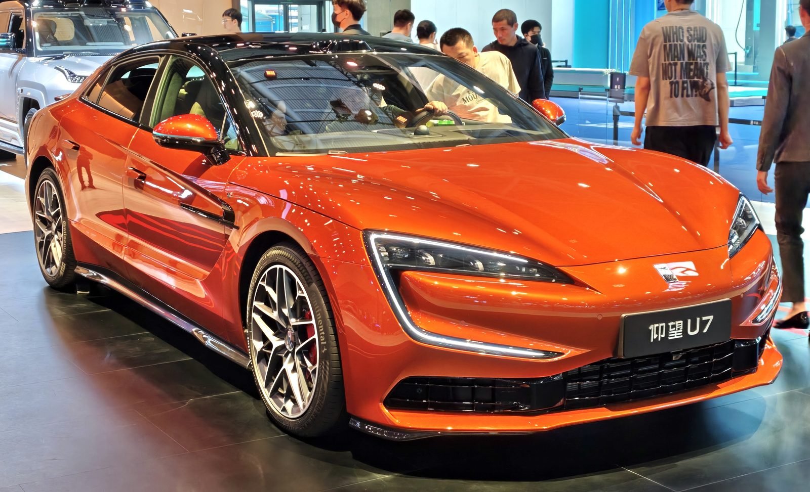 Yangwang U7 luxury electric sedan — the brand's current flagship, ahead of the new UAE-debut model