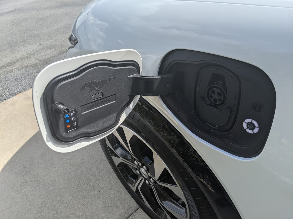 Ford Mustang Mach-E charging at home — diagnosing a charge station fault