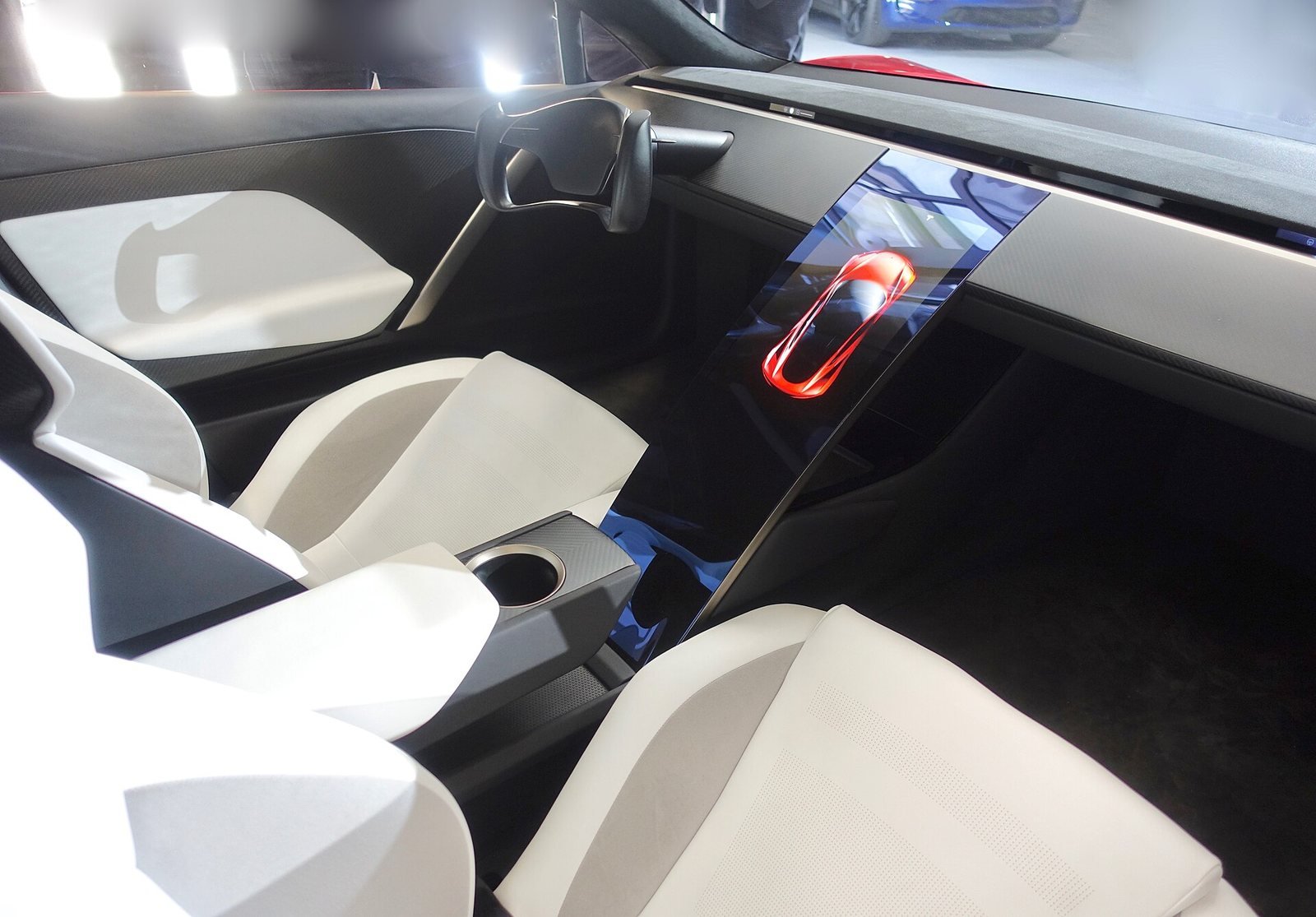 Second-generation Tesla Roadster prototype interior