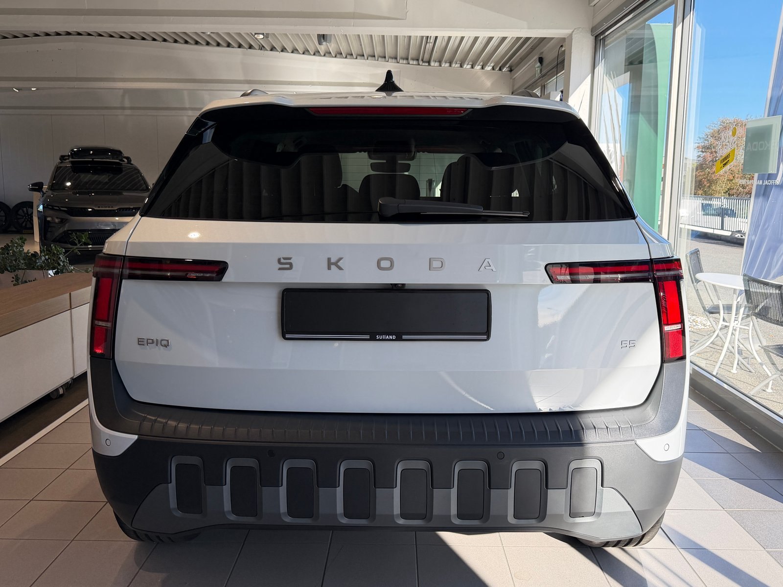 Skoda Epiq electric SUV rear view